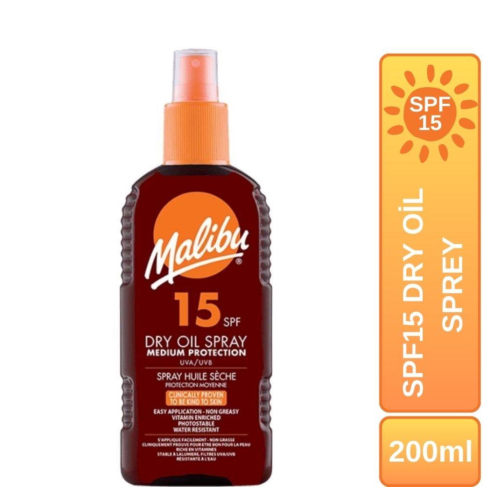 Malibu Güneş Koruyucu Dry Oil Sprey SPF15 200ml